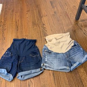 Luxe Essential Demin Jean shorts xs Maternity